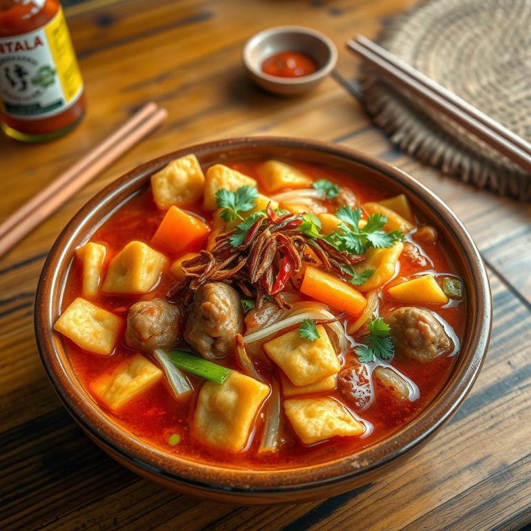 Hearty and Spicy Seblak: A Popular Indonesian Street Food Recipe
