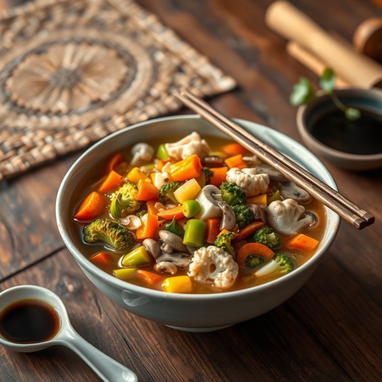 Quick and Tasty Capcay Kuah: Indonesian Stir-Fried Vegetables in Broth