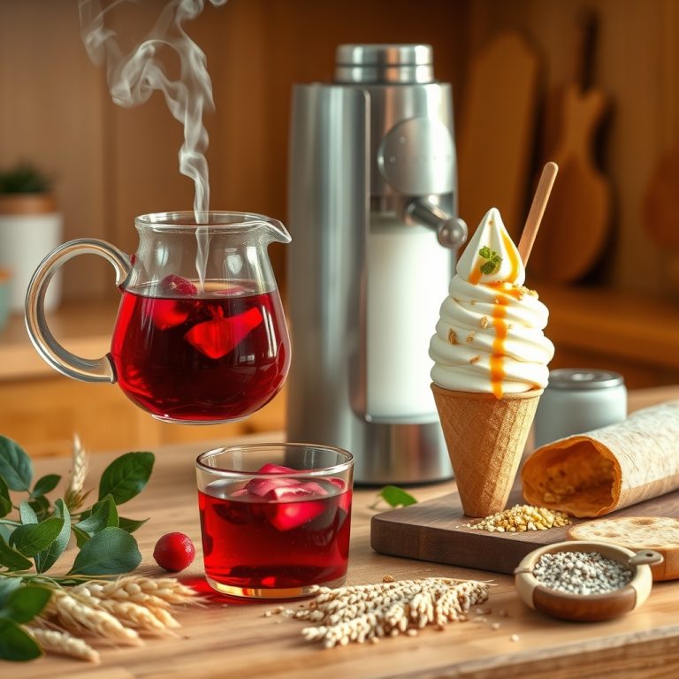 The Art of Culinary Reinvention: How Hibiscus Tea, Oat Milk Soft Serve, and Regenerative Grains Are Crafting a Sustainable Future