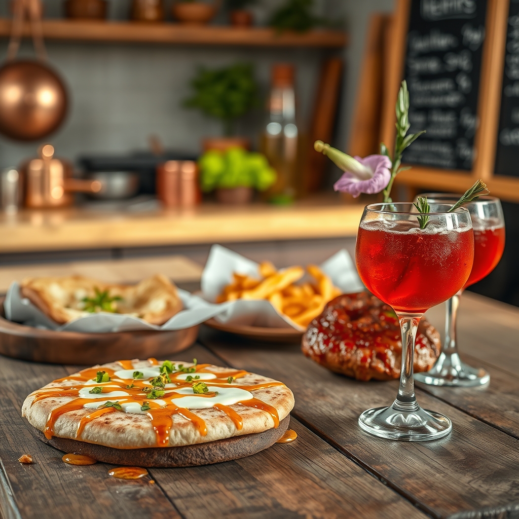The Uncharted Delights of Modern Gastronomy: How Sourdough Flatbread, Mocktail Blends, and Smash Burgers Are Redefining Comfort and Creativity