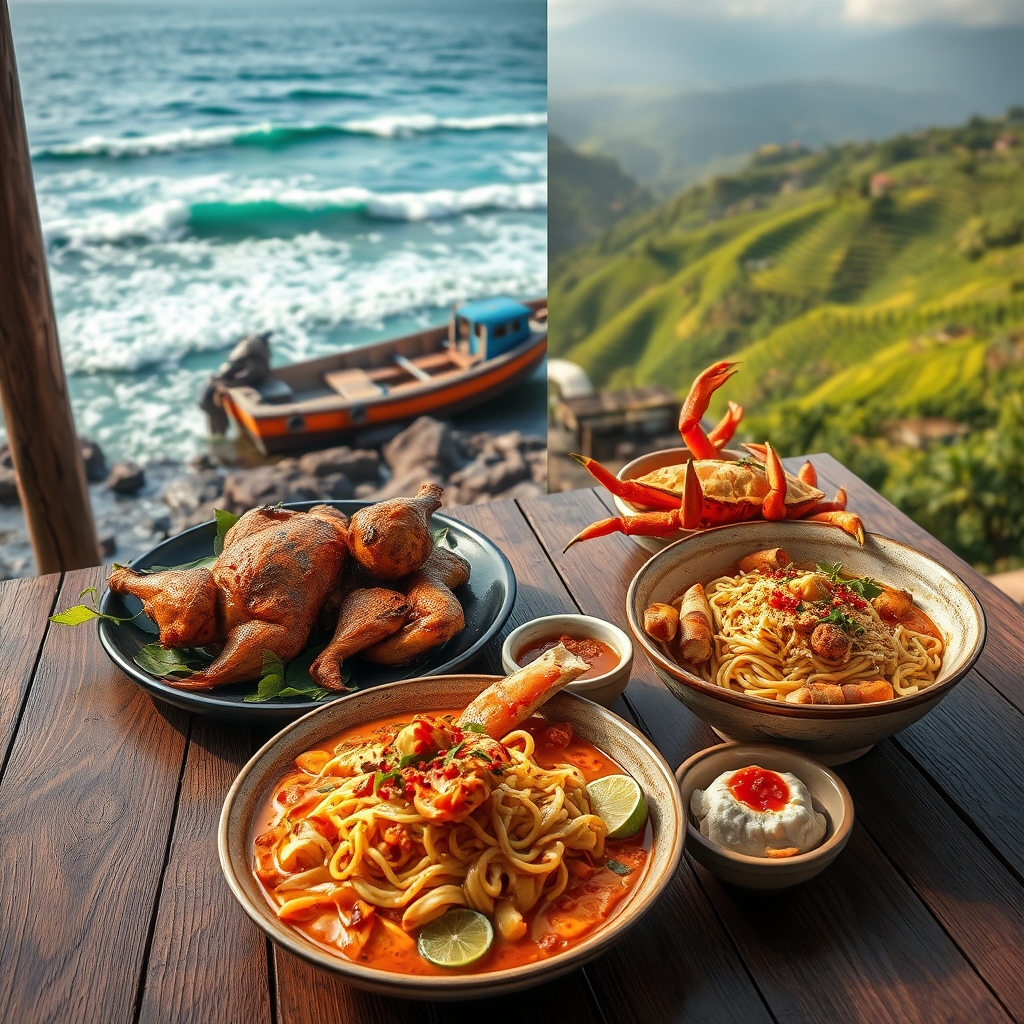 The Forgotten Spice Trails: Indonesia’s Coastal and Highland Dishes That Dance Between Fire and Tradition